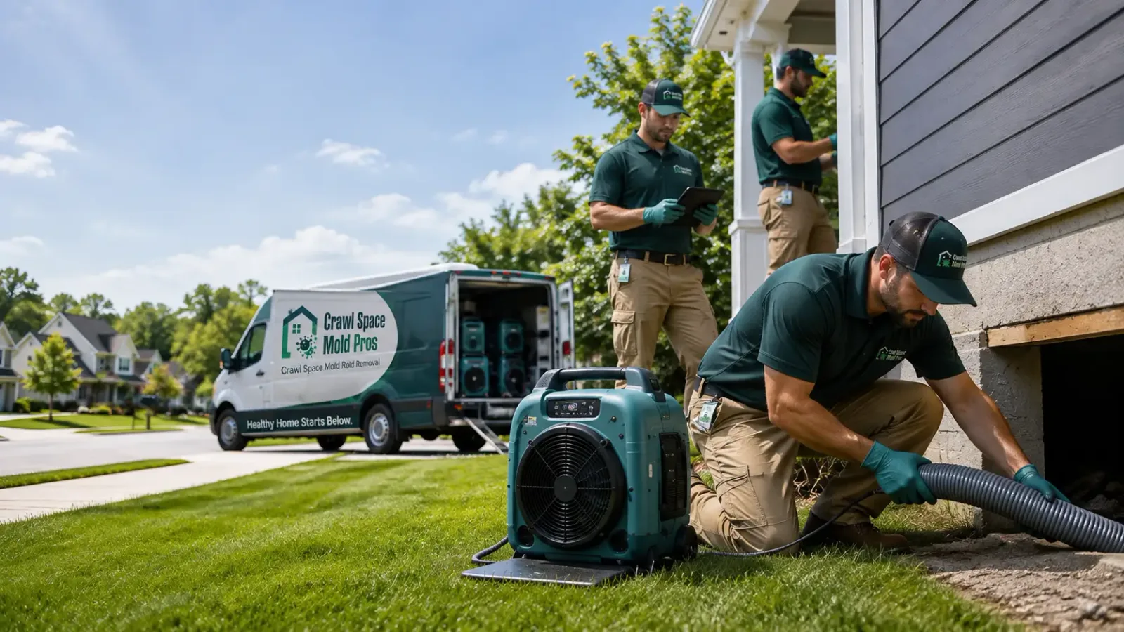 Crawl Space Mold Removal in Spencer, ID